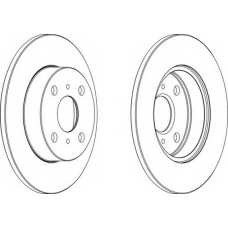 DDF670 FERODO Тормозной диск