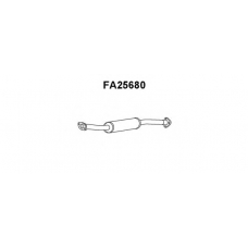 FA25680 VENEPORTE Предглушитель выхлопных газов