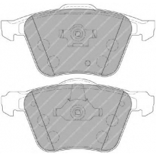 FDB1631 FERODO Комплект тормозных колодок, дисковый тормоз