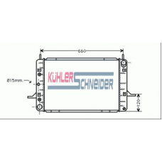 1809601 KUHLER SCHNEIDER Радиатор, охлаждение двигател