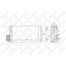 10-35015-SX STELLOX Теплообменник, отопление салона