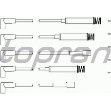 202 514 TOPRAN Комплект проводов зажигания