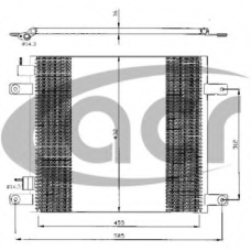 300393 ACR Конденсатор, кондиционер