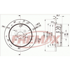 BD-2251 FREMAX Тормозной диск