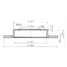 BDC4634 QUINTON HAZELL Тормозной диск