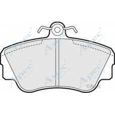 PAD648 APEC Комплект тормозных колодок, дисковый тормоз