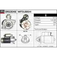 DRS3046 DELCO REMY Стартер