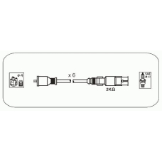 M23 JANMOR Комплект проводов зажигания