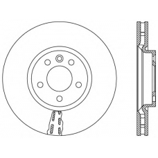 BDA2572.20 OPEN PARTS Тормозной диск