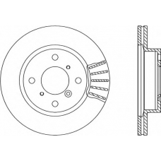 BDR1822.20 OPEN PARTS Тормозной диск