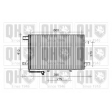 QCN441 QUINTON HAZELL Конденсатор, кондиционер