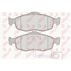 626.0461 VILLAR Комплект тормозных колодок, дисковый тормоз