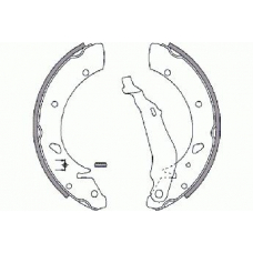 18492726652 S.b.s. Комплект тормозных колодок