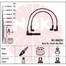 0963 NGK Комплект проводов зажигания