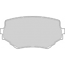 DBP361565 DURON Комплект тормозных колодок, дисковый тормоз