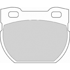 FD6586N NECTO Комплект тормозных колодок, дисковый тормоз