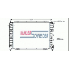 1800061 KUHLER SCHNEIDER Радиатор, охлаждение двигател