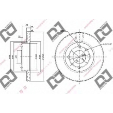 BD1060 DJ PARTS Тормозной диск