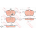 GDB1342 TRW Комплект тормозных колодок, дисковый тормоз