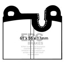 DP311 EBC Brakes Колодки тормозные