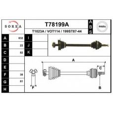 T78199A EAI Приводной вал