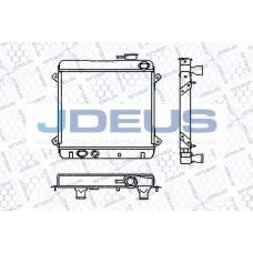 RA0370001 JDEUS Радиатор, охлаждение двигателя