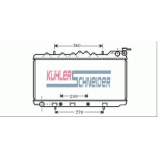 1605201 KUHLER SCHNEIDER Радиатор, охлаждение двигател