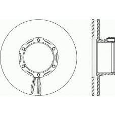 BDR1701.20 OPEN PARTS Тормозной диск