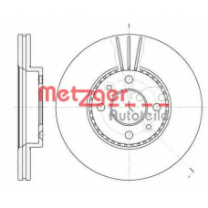 6227.10 METZGER Тормозной диск
