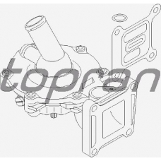 302 222 TOPRAN Водяной насос