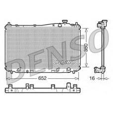 DRM40019 DENSO Радиатор, охлаждение двигателя