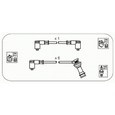 JP147 JANMOR Комплект проводов зажигания