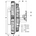 0720002045 BERU Сцепление, вентилятор радиатора