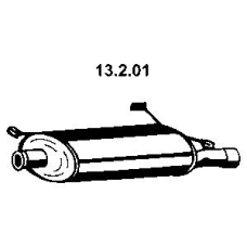 13.2.01 EBERSPACHER Глушитель выхлопных газов конечный
