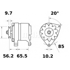 MG 514 MAHLE Генератор