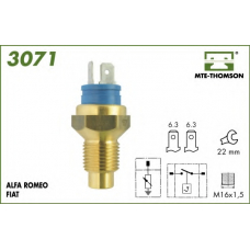 3071 MTE-THOMSON Датчик, температура охлаждающей жидкости