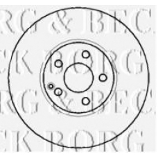BBD5765S BORG & BECK Тормозной диск
