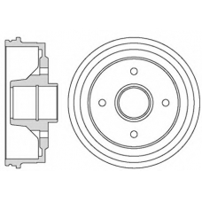VBD99 MOTAQUIP Тормозной барабан