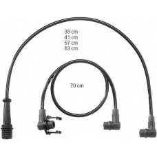 ZEF728 BERU Комплект проводов зажигания