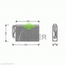 94-5642 KAGER Испаритель, кондиционер