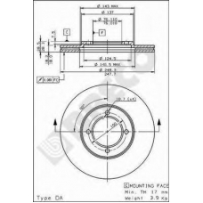 BS 8064 BRECO Тормозной диск