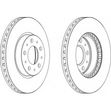 DDF605-1 FERODO Тормозной диск