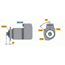 0 986 017 050 BOSCH Стартер