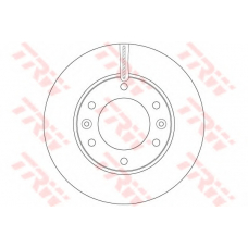 DF6446 TRW Тормозной диск