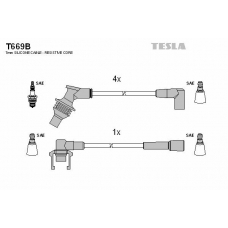 T669B TESLA Комплект проводов зажигания