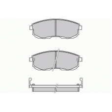 12-0569 E.T.F. Комплект тормозных колодок, дисковый тормоз