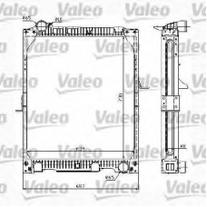 732991 VALEO Радиатор, охлаждение двигателя