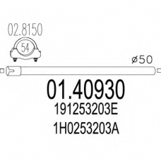 01.40930 MTS Труба выхлопного газа