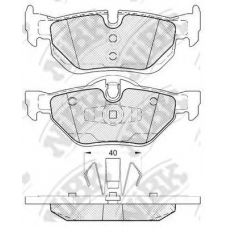 PN0511 NiBK Комплект тормозных колодок, дисковый тормоз