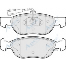 PAD1115 APEC Комплект тормозных колодок, дисковый тормоз